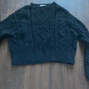 SOLD Denim supply Ralph Lerann black knitted